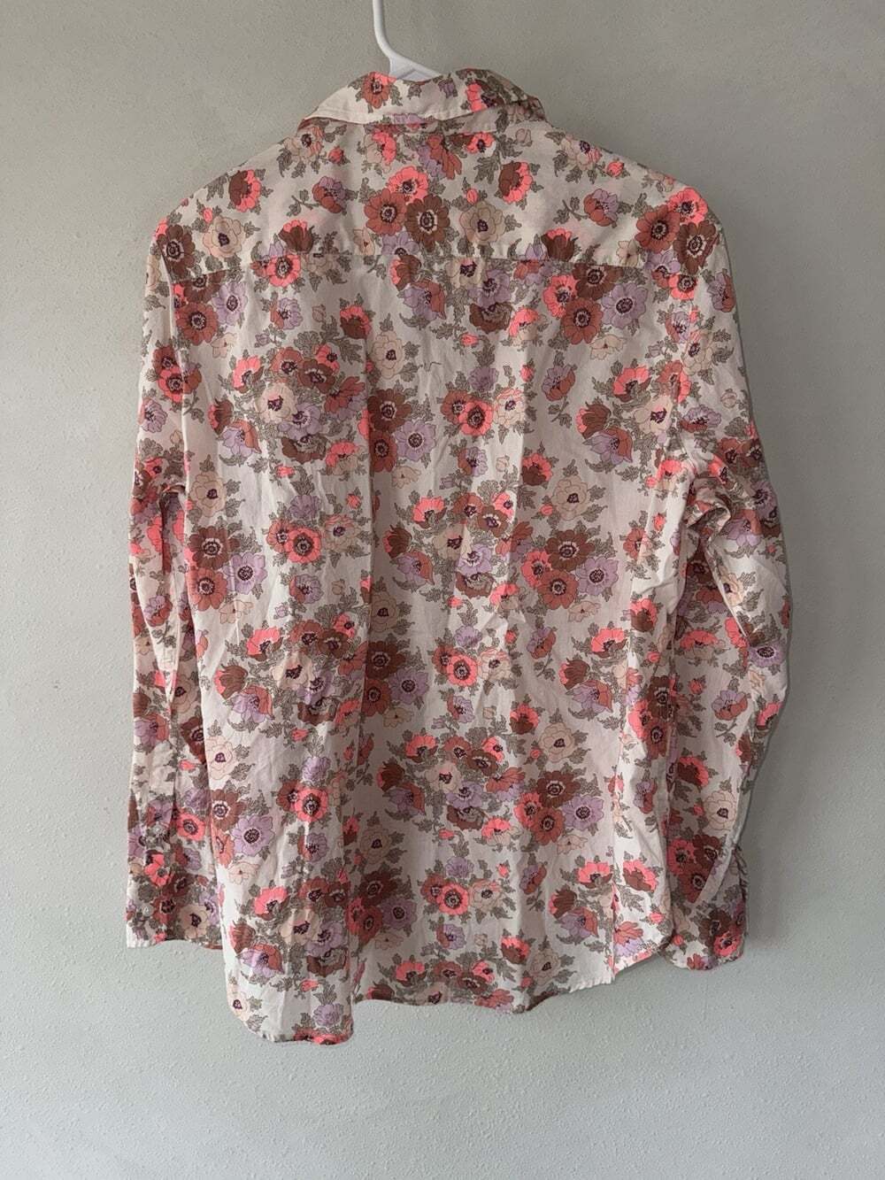 $248 Frank & Eileen Liberty Floral Relaxed Button Up Shirt Women’s Small Blouse - Picture 8 of 8